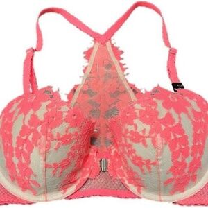 Victoria's Secret Dream Angels Lined Demi Lace Mesh Racerback Bra
